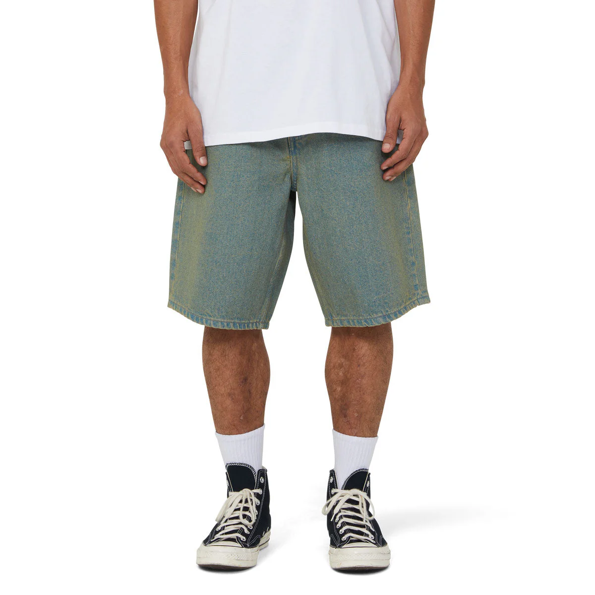 HUF Cromer Shorts - Indigo Earth - Image 4