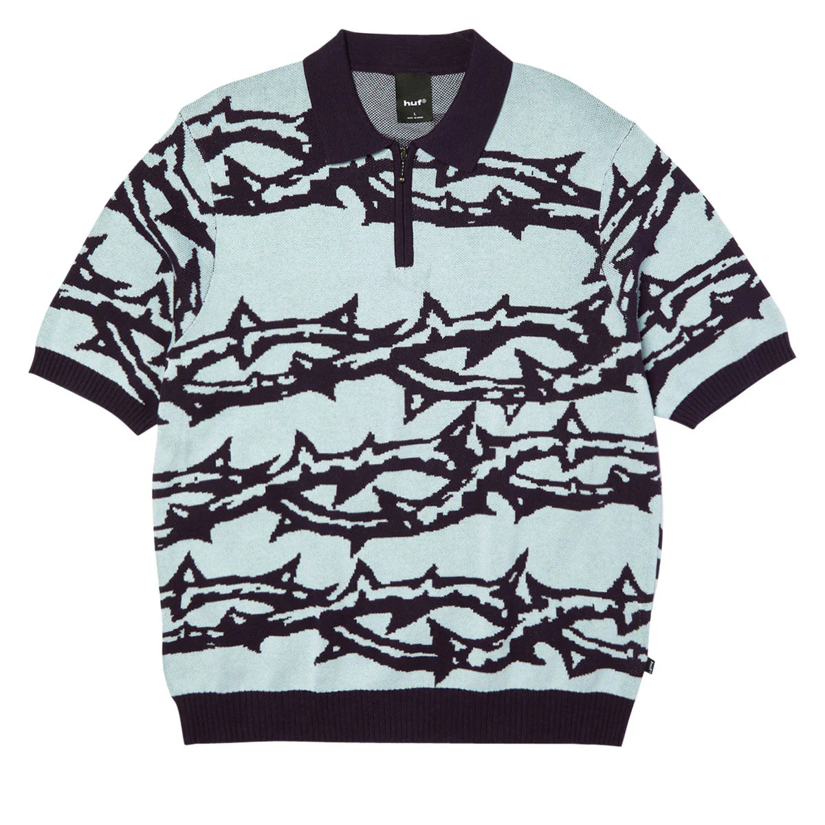 HUF Fantasies Knit Shirt - Light Blue