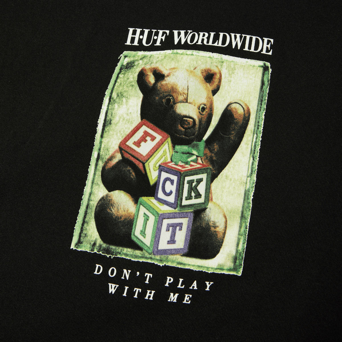 HUF Gift Bear T-Shirt - Black - Image 2