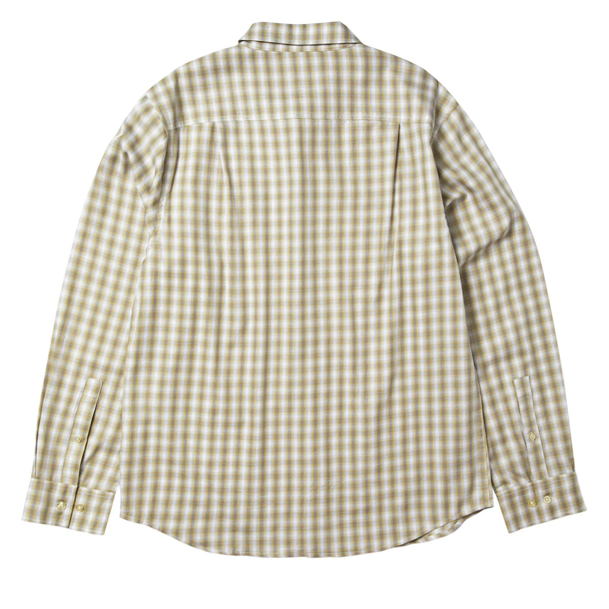 HUF H Star Long Sleeve Plaid Shirt - Putty - Image 2