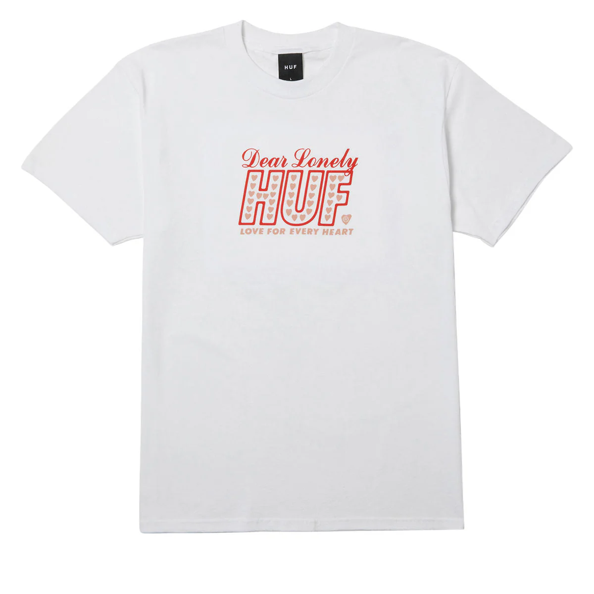 HUF Lonely Hearts T-Shirt - White