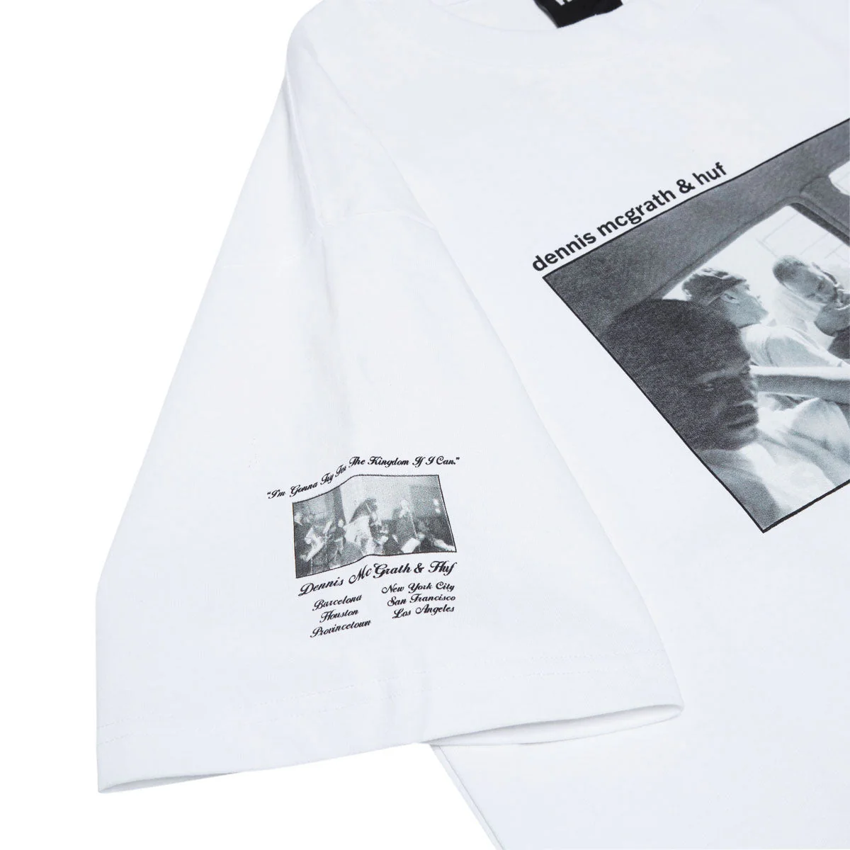 HUF Paved With Gold T-Shirt - White - Image 4