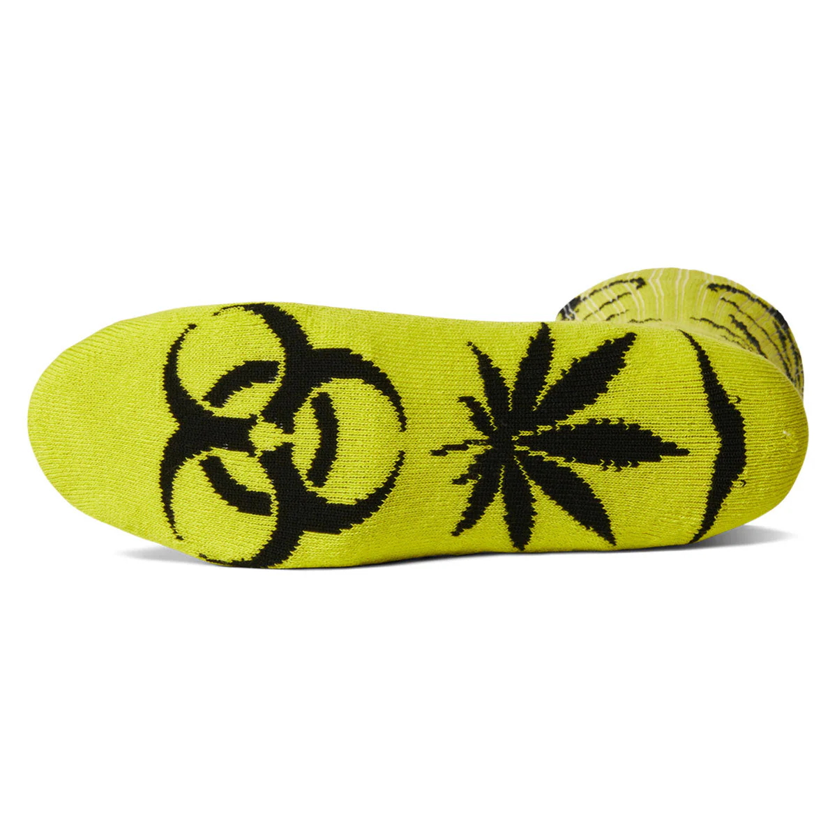 HUF Sector Plantlifes Socks - Safety Green - Image 2