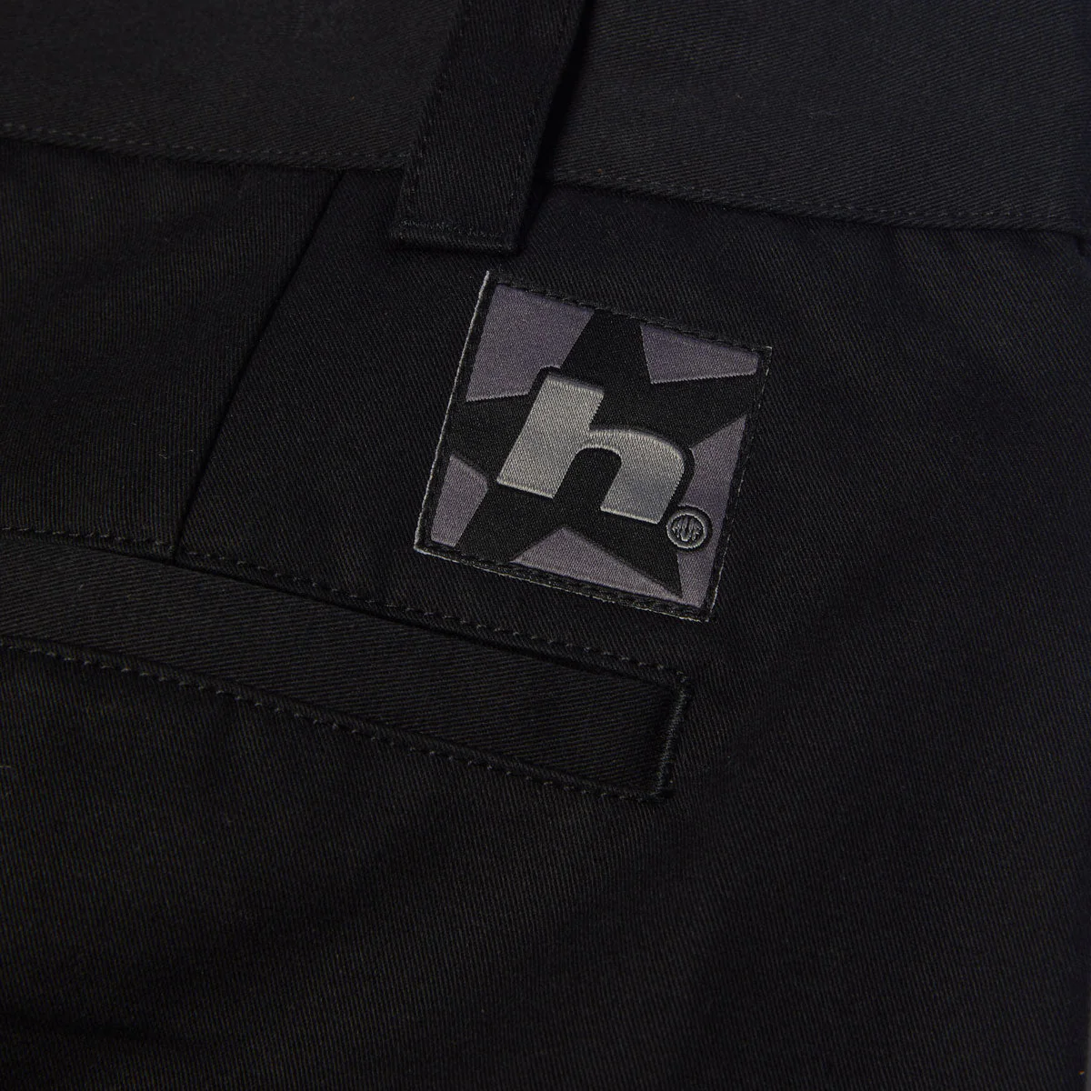 HUF Sorta Long Chino Shorts - Black - Image 3