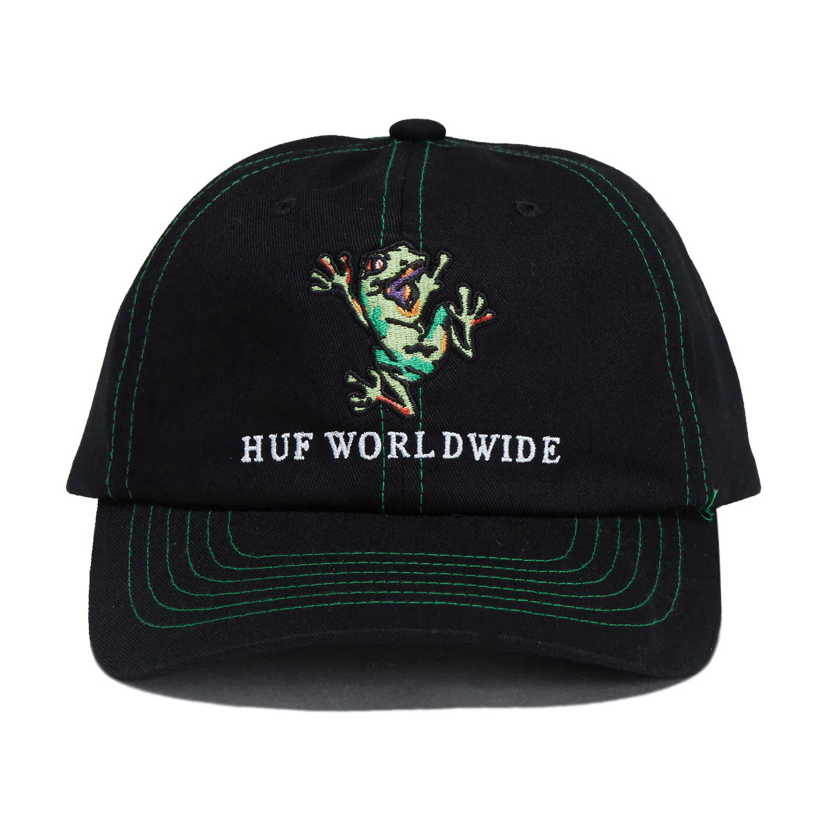 HUF Stuck On You 6 Panel CV Hat - Black - Image 5