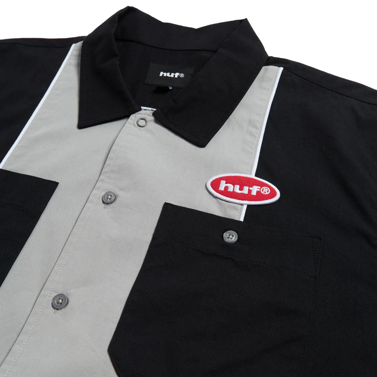 HUF Urethane Work Shirt - Black - Image 3