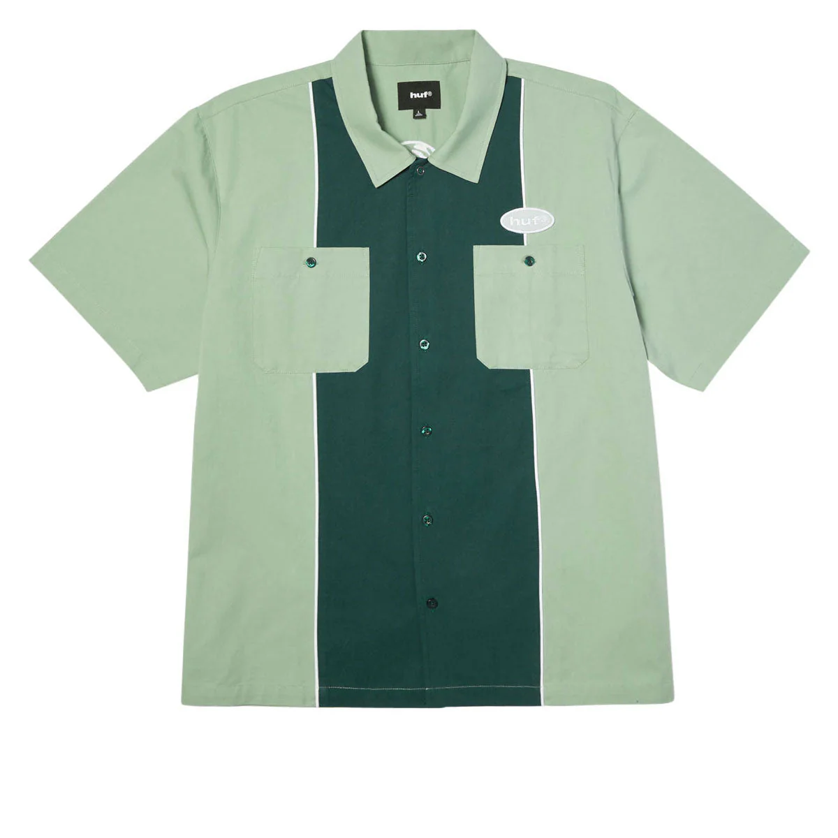 HUF Urethane Work Shirt - Mist Green
