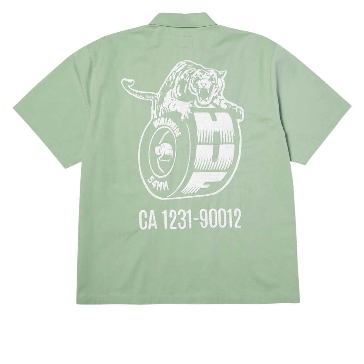 HUF Urethane Work Shirt - Mist Green - Image 2