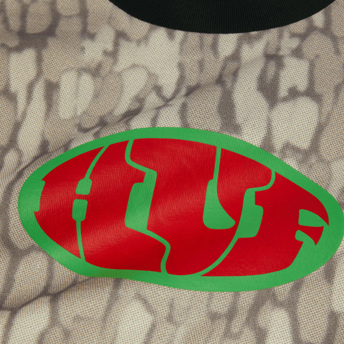 HUF Warped Camo Long Sleeve Knit T-Shirt - Muted Camo - Image 3