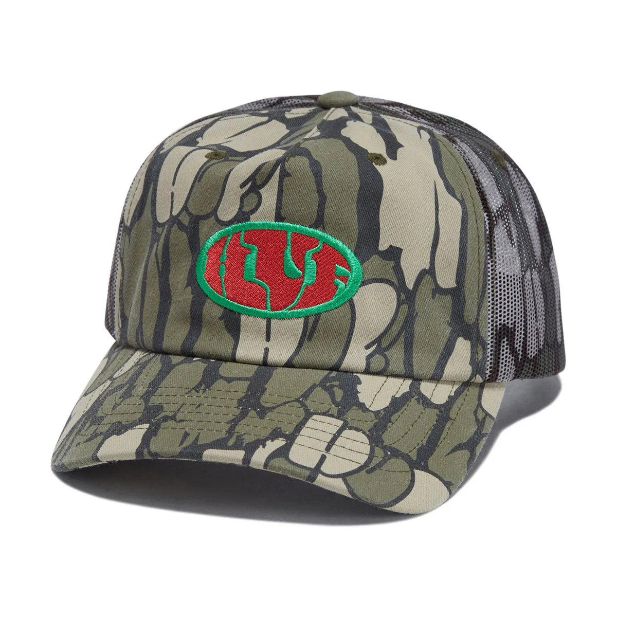 HUF Warped Camo Trucker Hat - Muted Camo