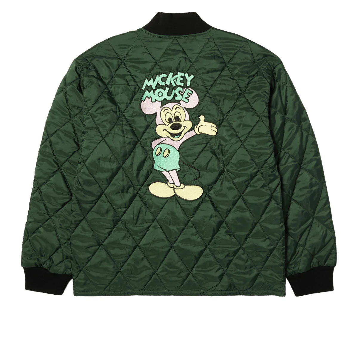 HUF x Mickey Mouse Quilted Work Jacket - Forest Green