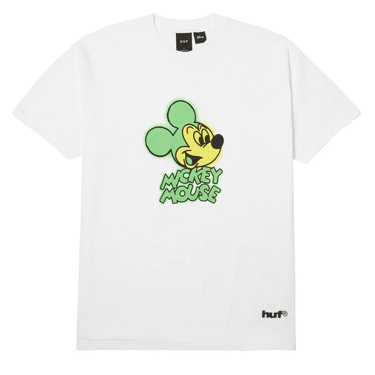 HUF x Mickey Mouse Spray T-Shirt - White