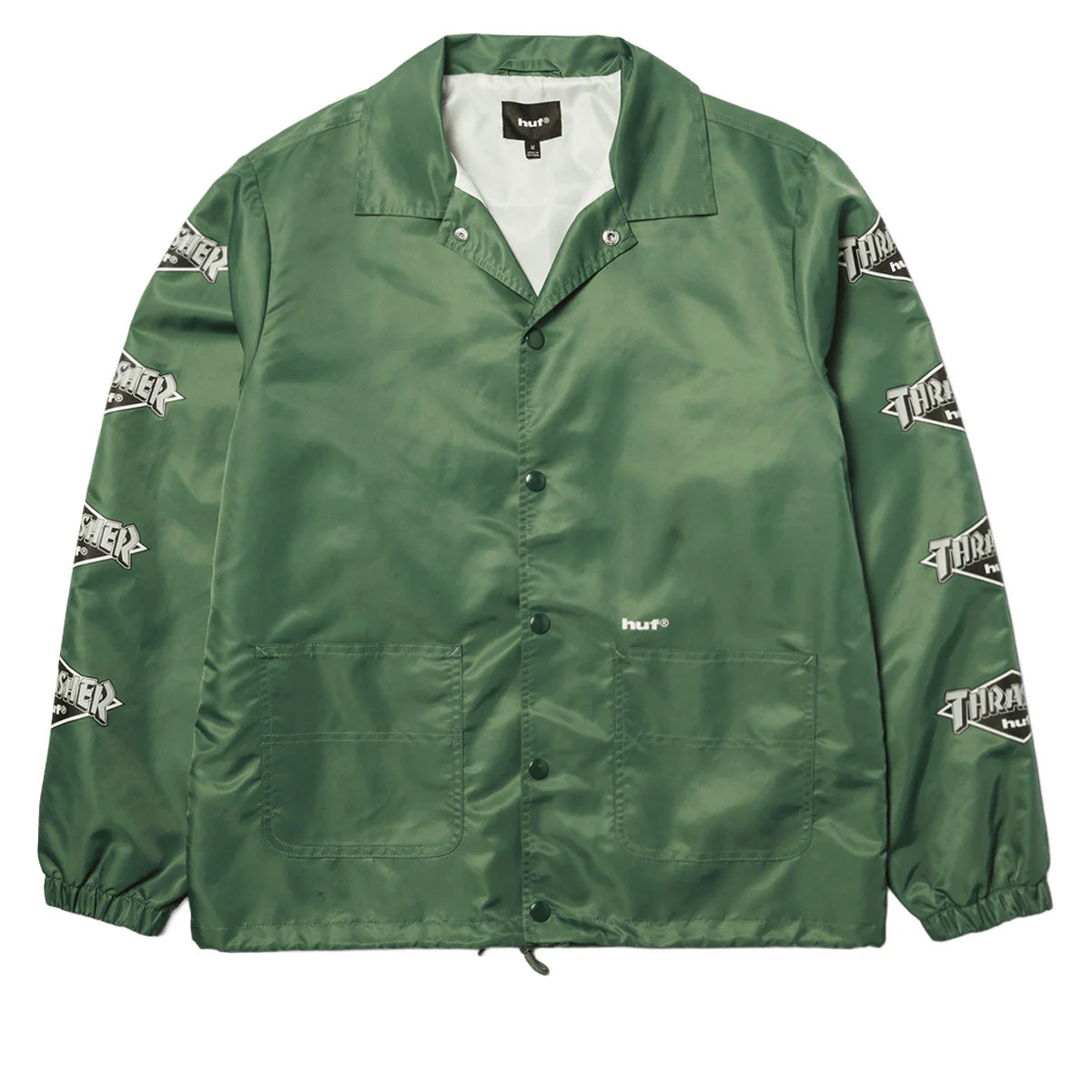 HUF x Thrasher Logo Jacket - Forest Green