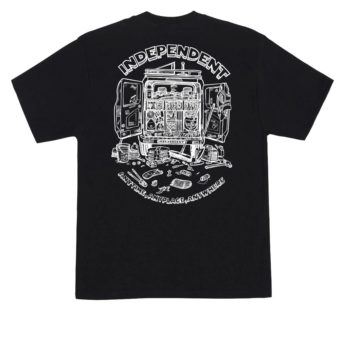 Independent Anytime Anyplace Anywhere T-Shirt - Black