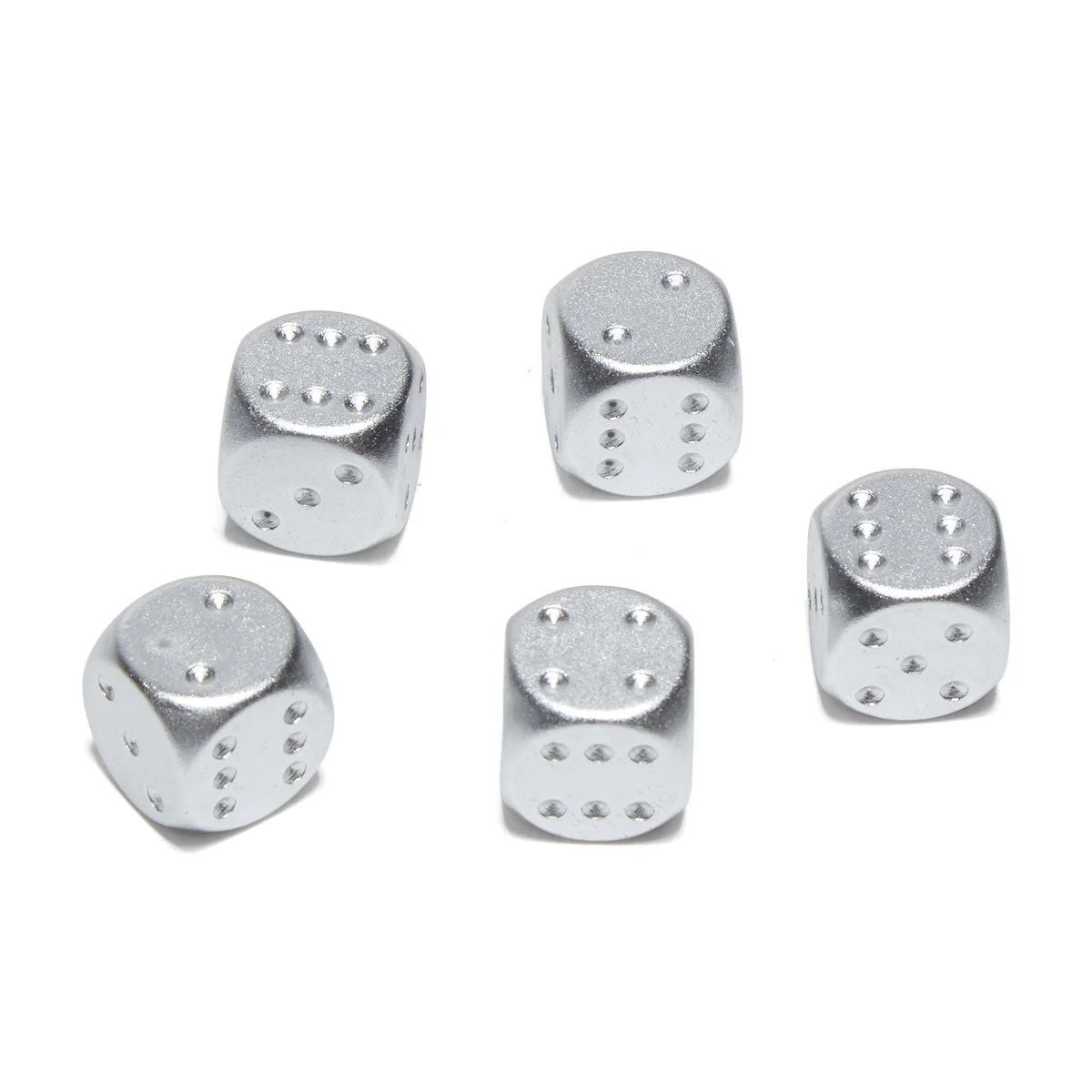Independent Bar Logo Dice Set - Silver - Image 2