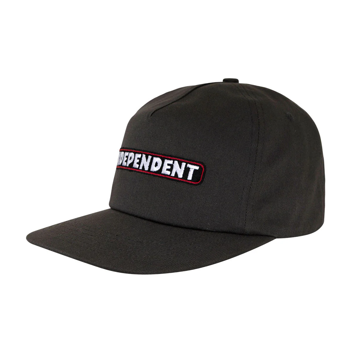 Independent Bar Logo Snapback Hat - Charcoal