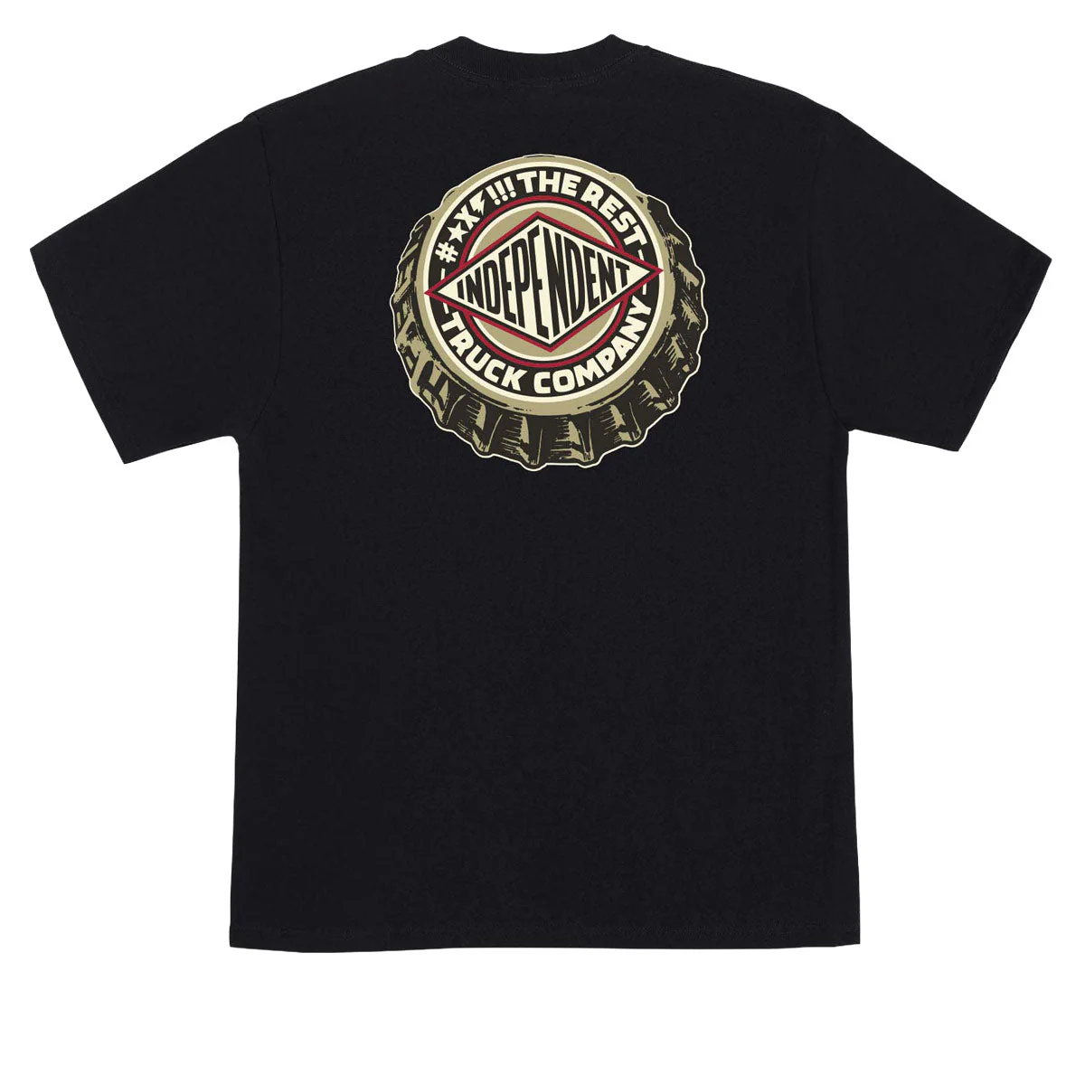 Independent FTR Cap T-Shirt - Black