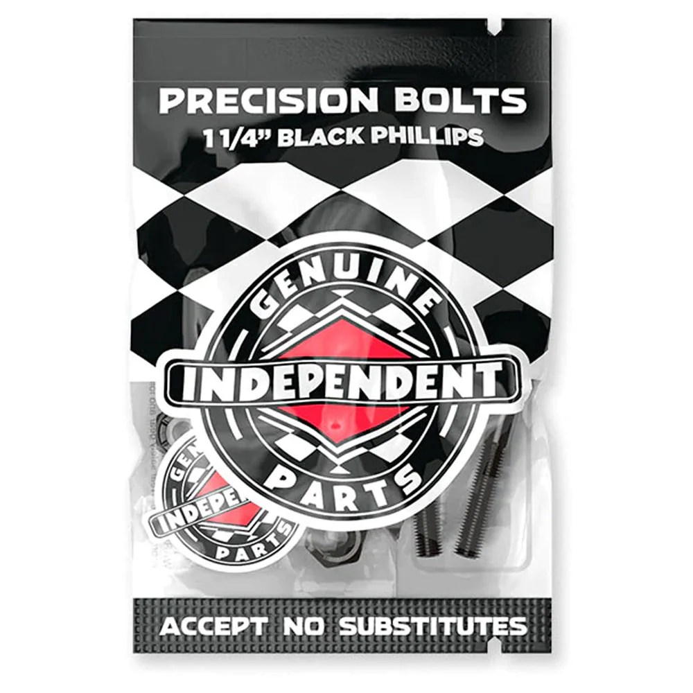 Independent Genuine Parts Phillips Hardware - Black - 1.25"
