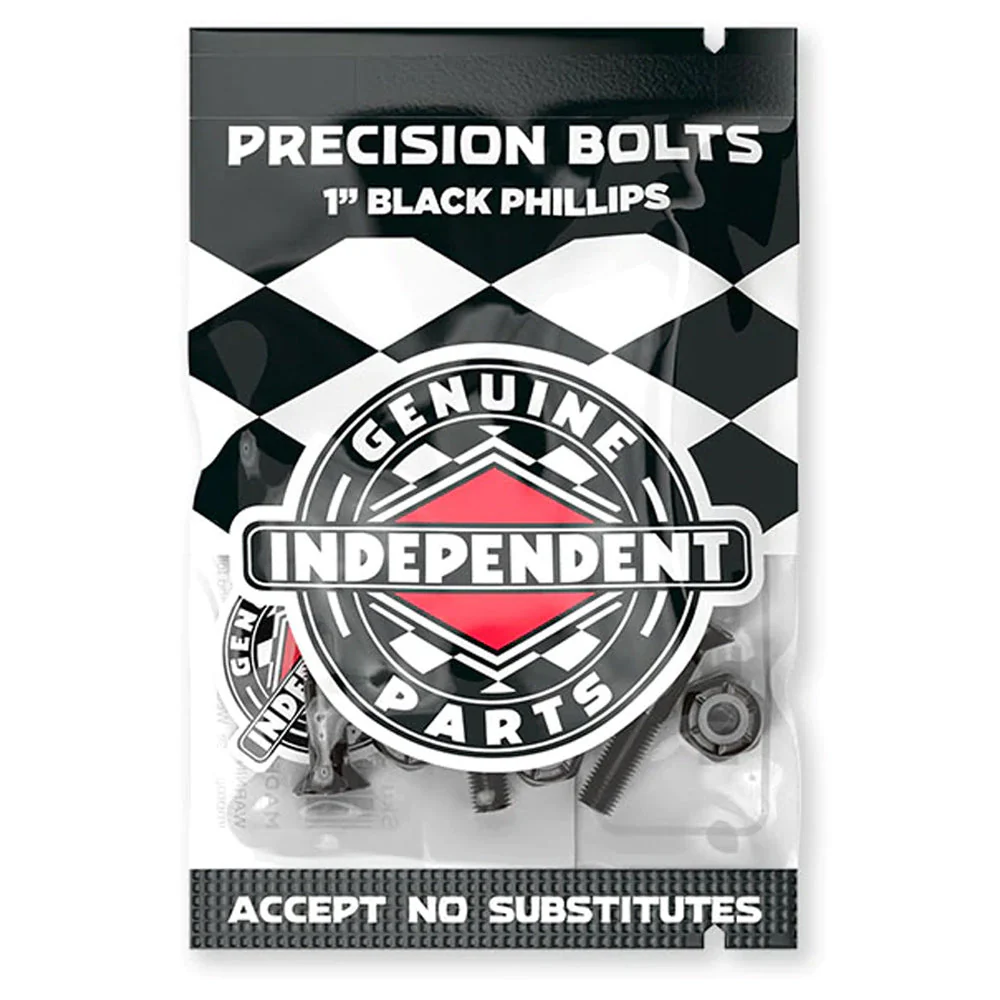 Independent Genuine Parts Phillips Hardware - Black - 1"