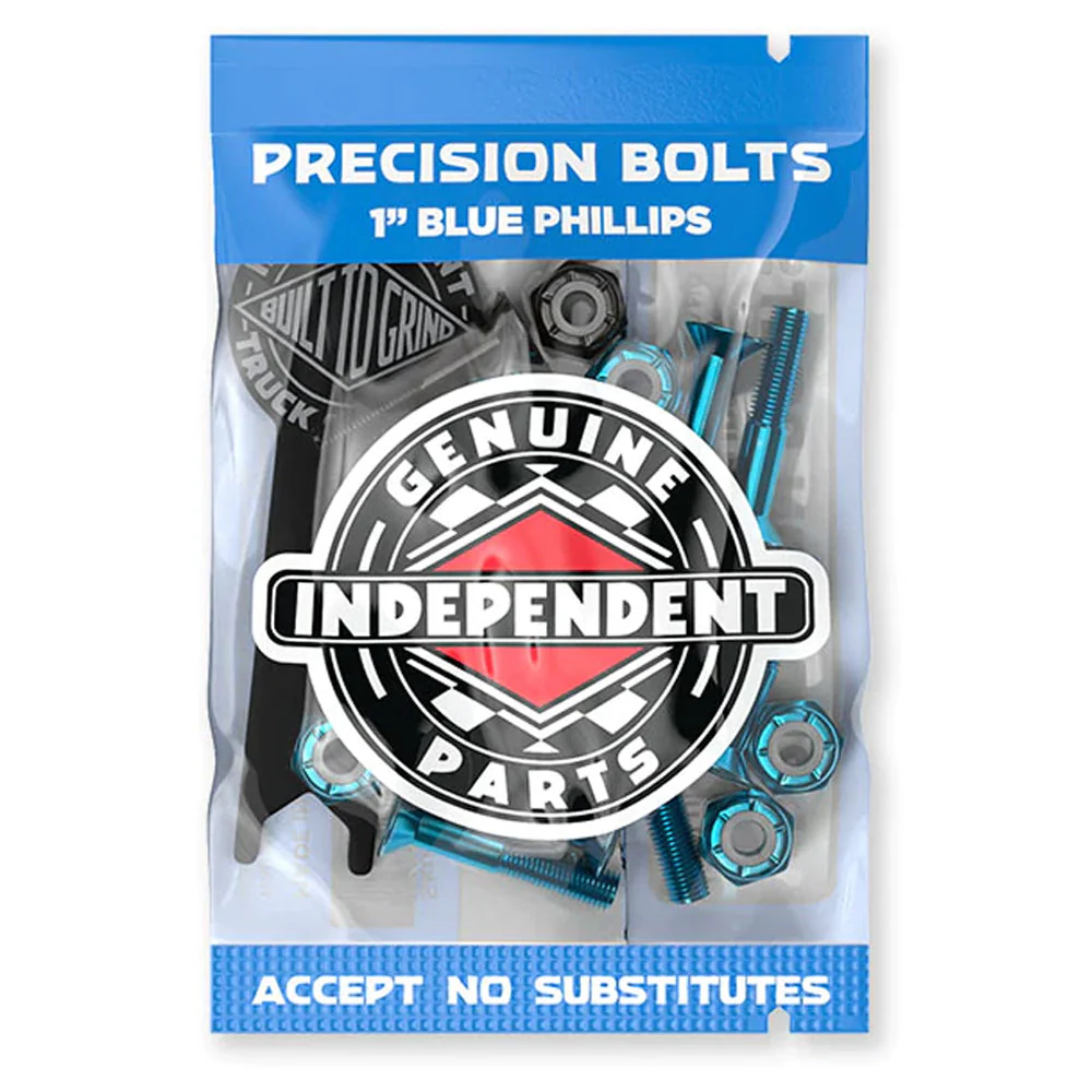 Independent Genuine Parts Phillips w/tool Hardware - Blue/Black - 1"