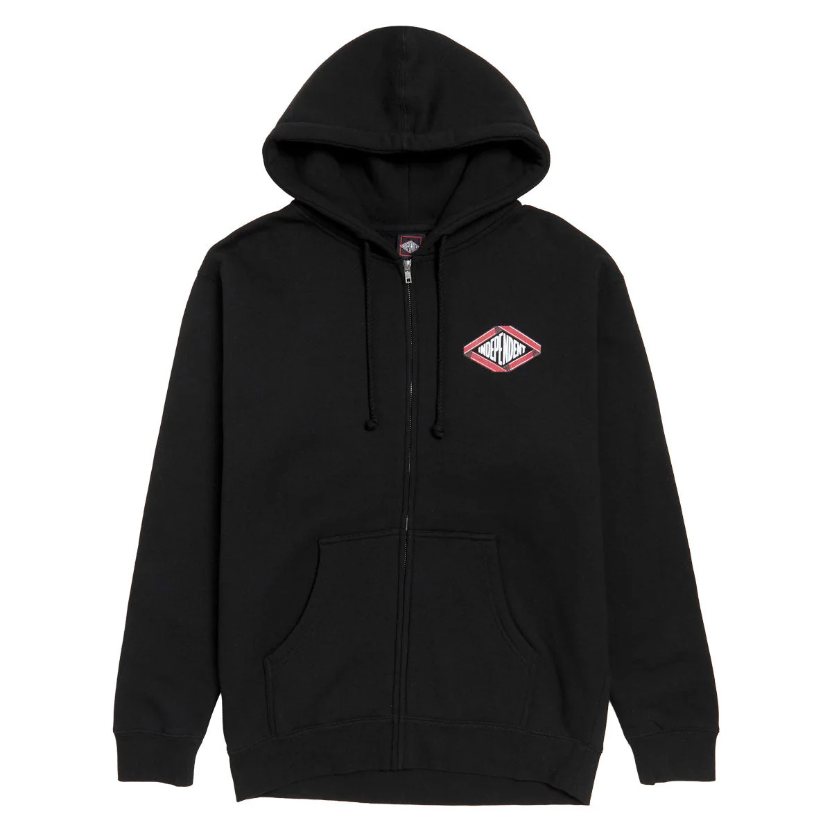 Independent Scroll 2 Zip Hoodie - Black