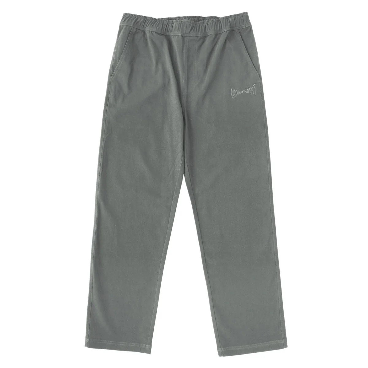 Independent Span Elastic Waist Pants - Slate
