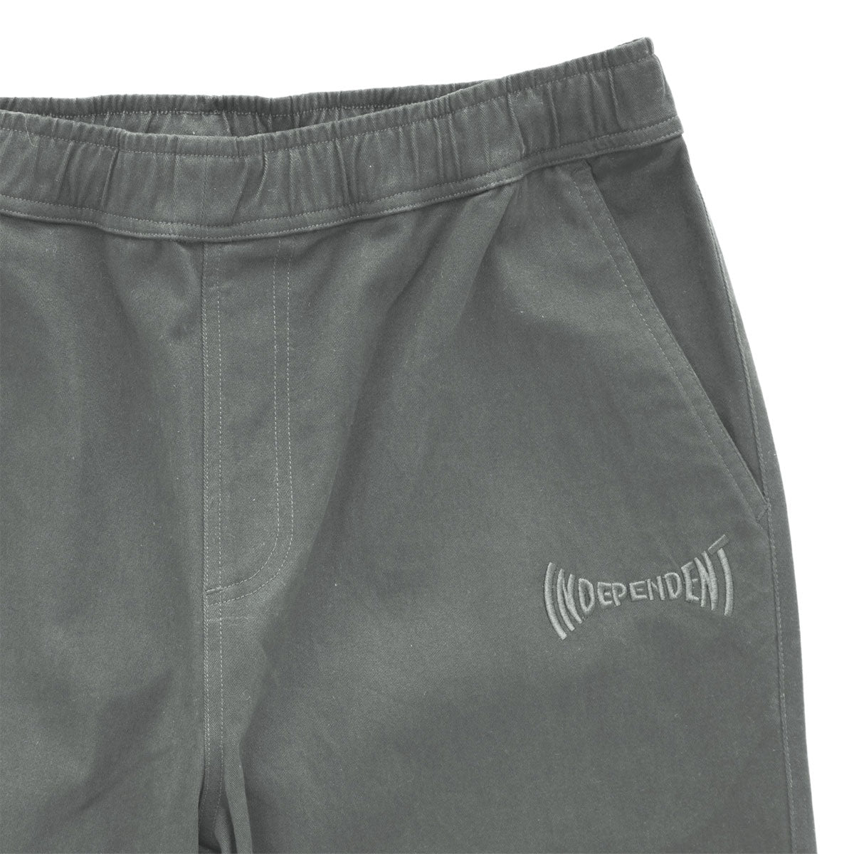 Independent Span Elastic Waist Pants - Slate - Image 3