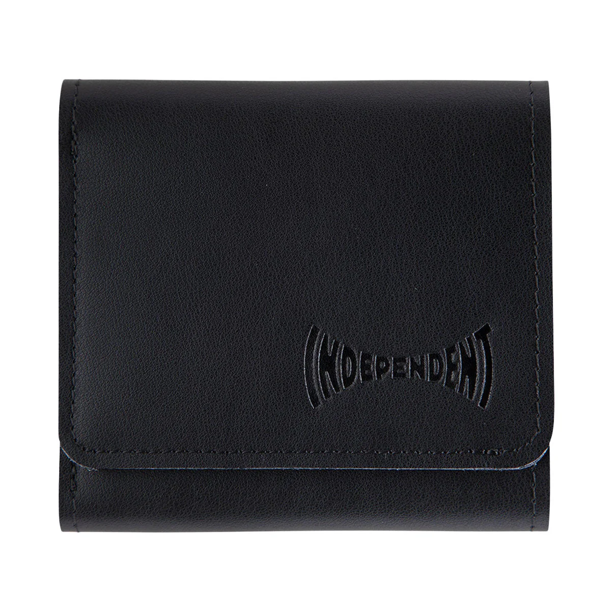 Independent Span Leather Wallet - Black
