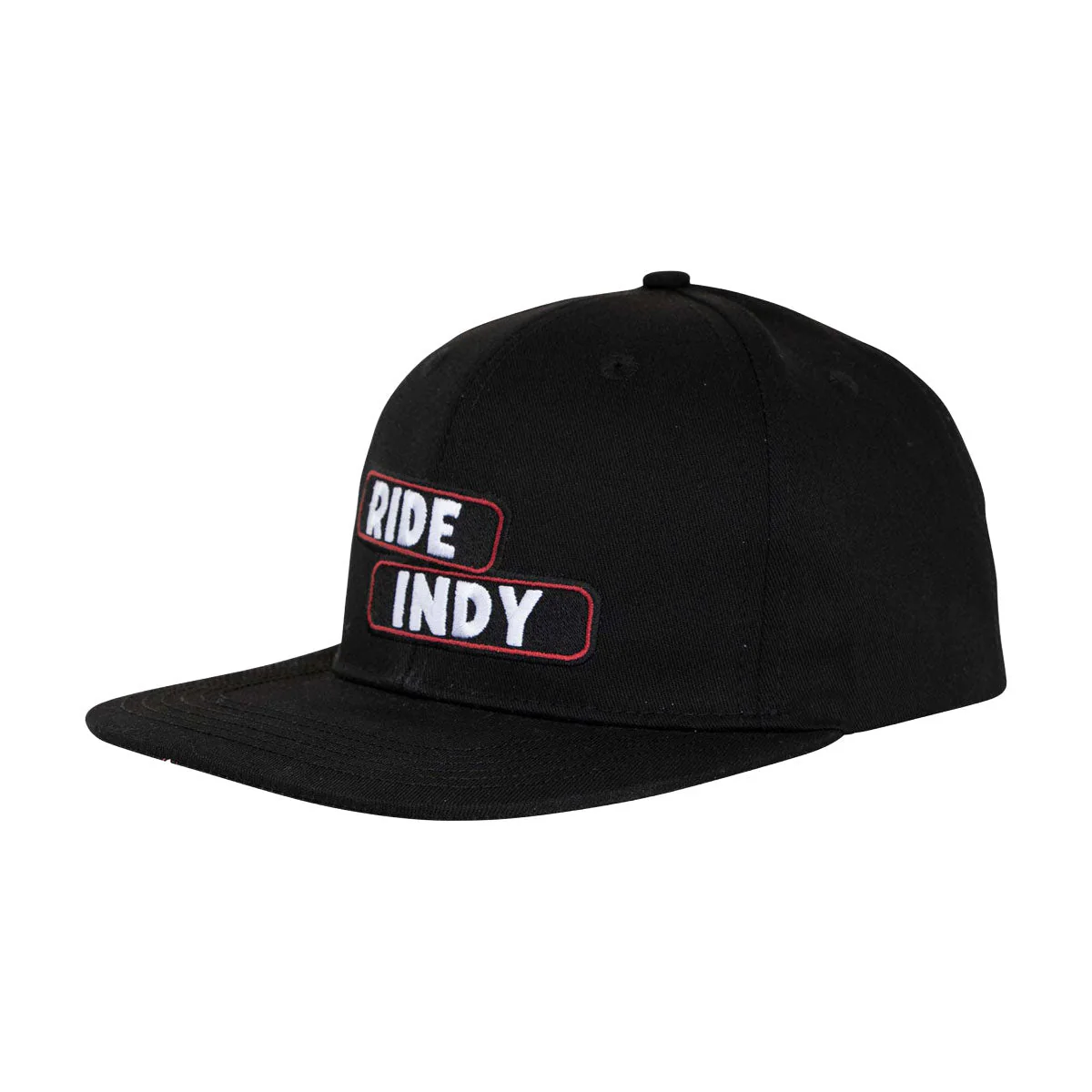 Independent Sticker Slap Snapback Hat - Black