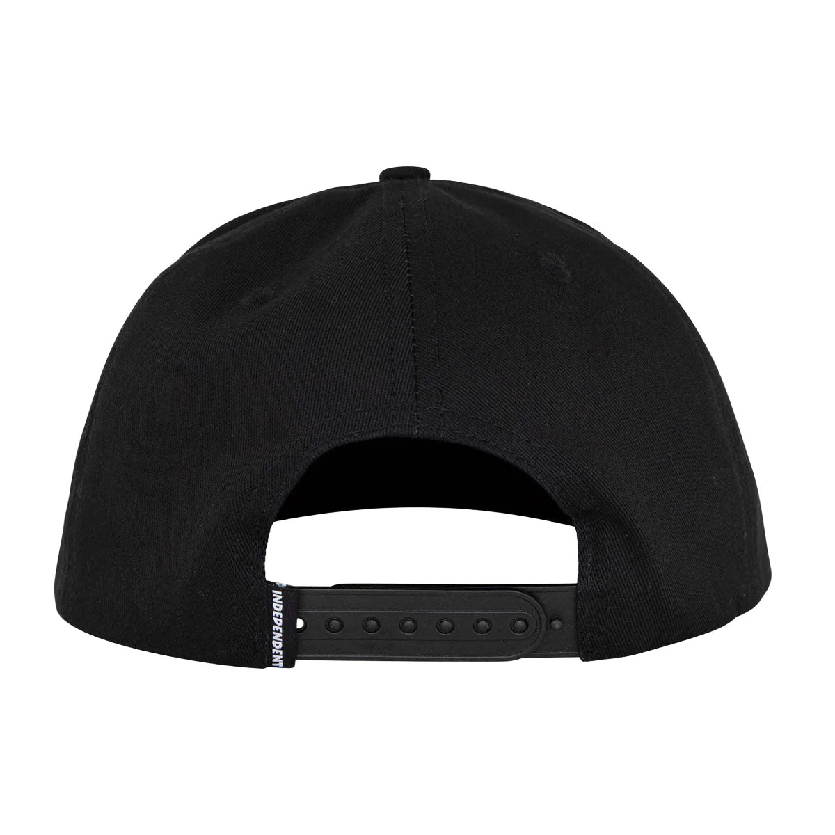 Independent Sticker Slap Snapback Hat - Black - Image 3