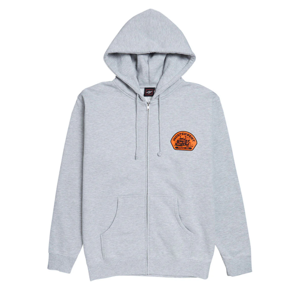 Independent Trucking Zip Hoodie - Grey Heather