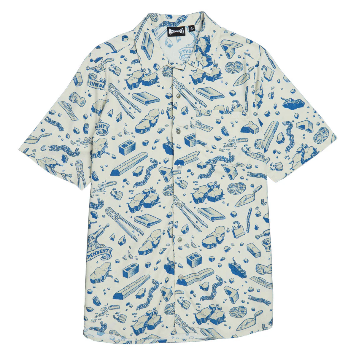 Independent Under The Bridge Party Shirt - Concrete/Blue