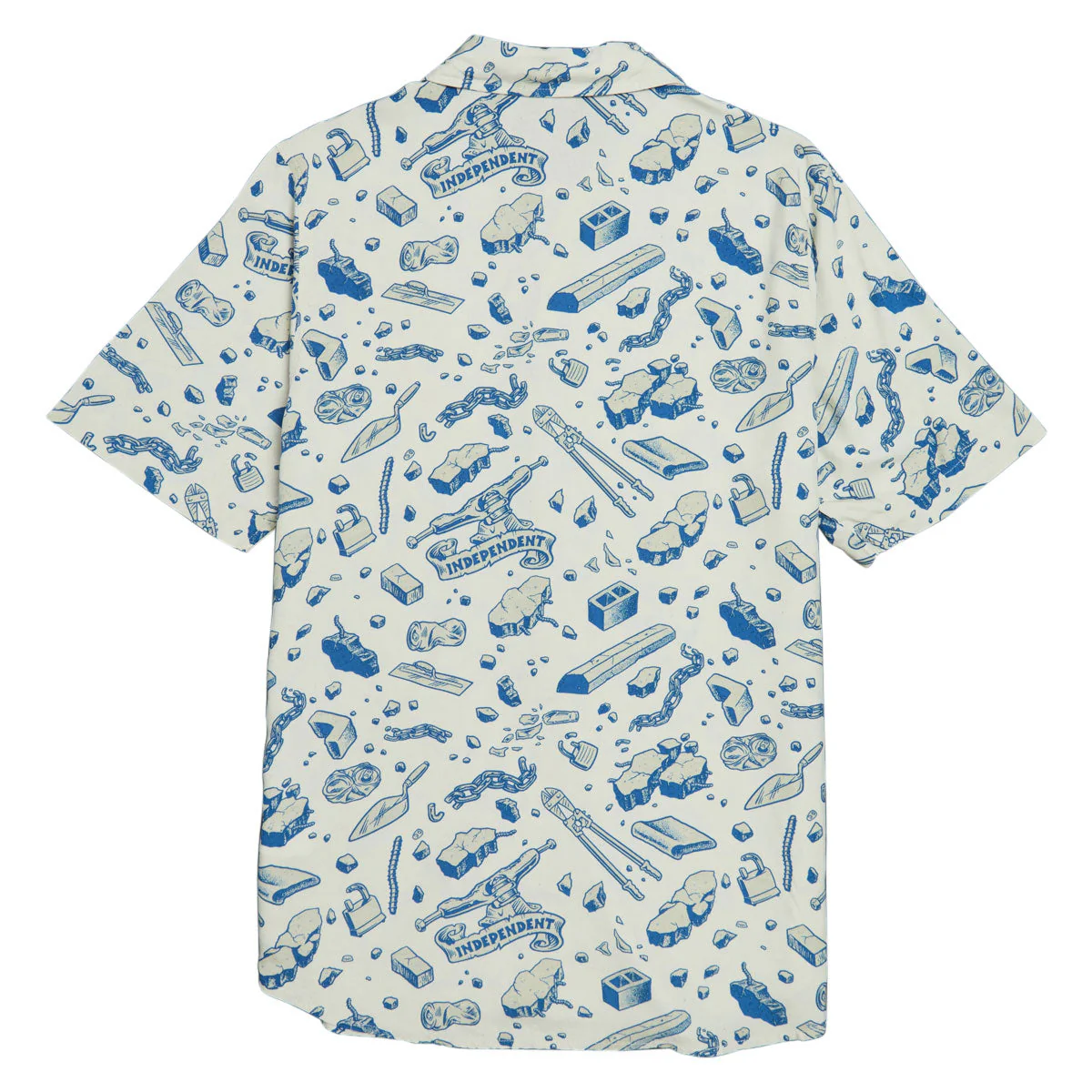 Independent Under The Bridge Party Shirt - Concrete/Blue - Image 2