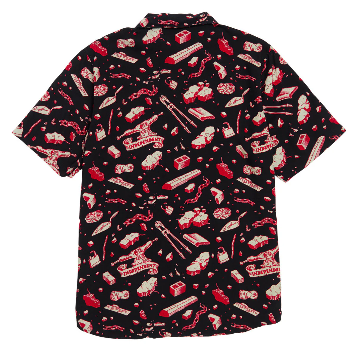 Independent Under The Bridge Party Shirt - Tar/Red - Image 2