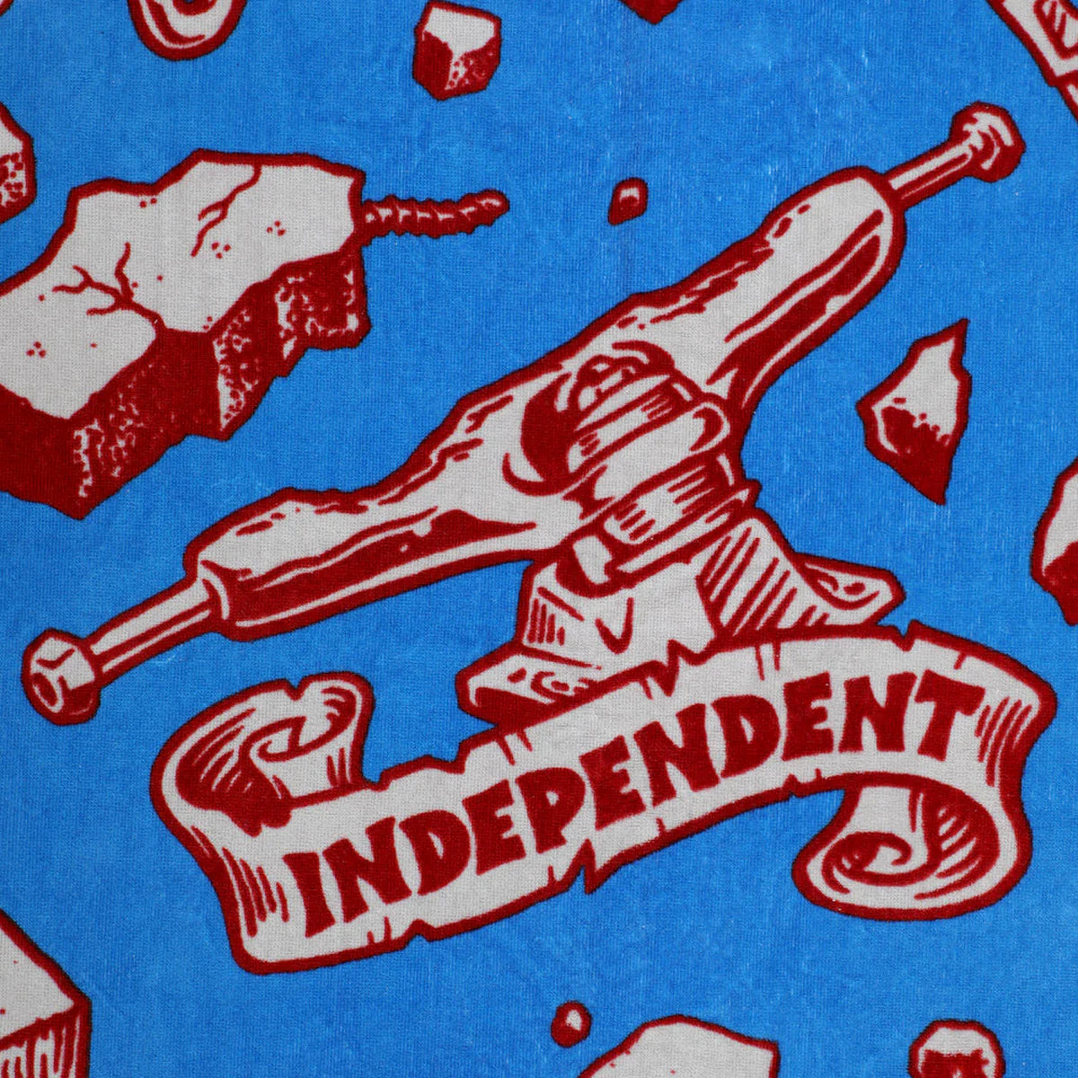 Independent Under The Bridge Towel - Blue/Red - Image 2