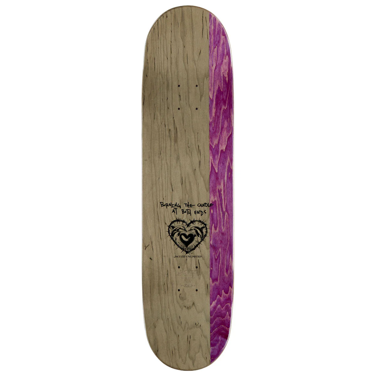 Jacuzzi Unlimited Burnt Ends EX7 Skateboard Complete - 8.50" - Image 2