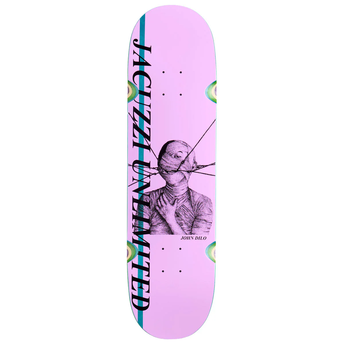Jacuzzi Unlimited John Dilo Mummy EX7 Skateboard Deck - 8.50"