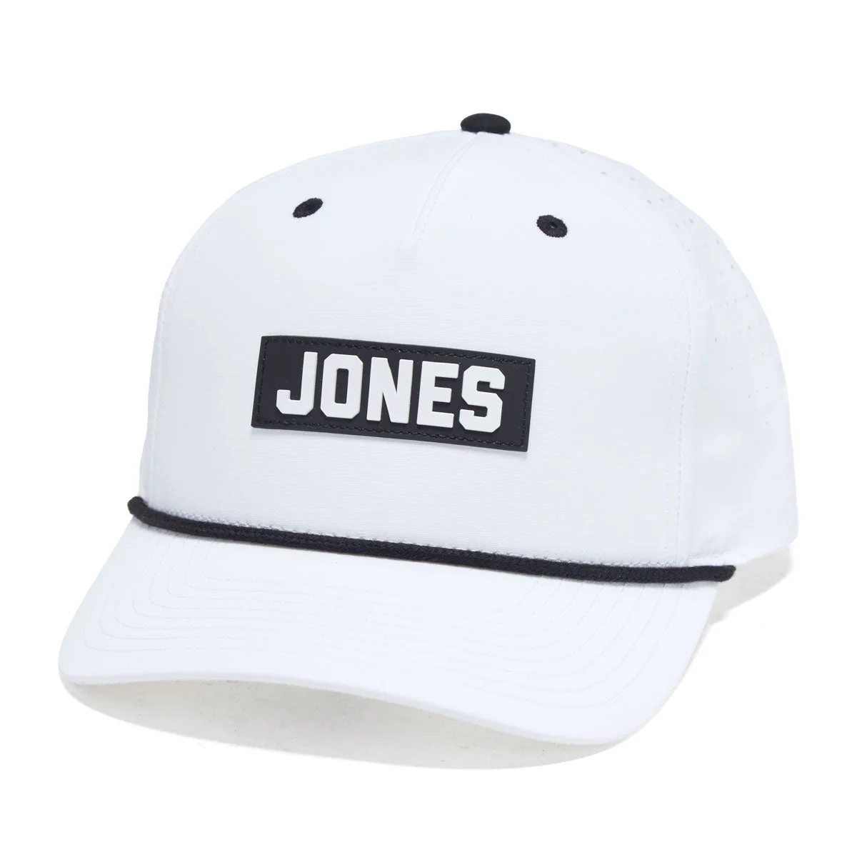 Jones Block Rope Hat - White