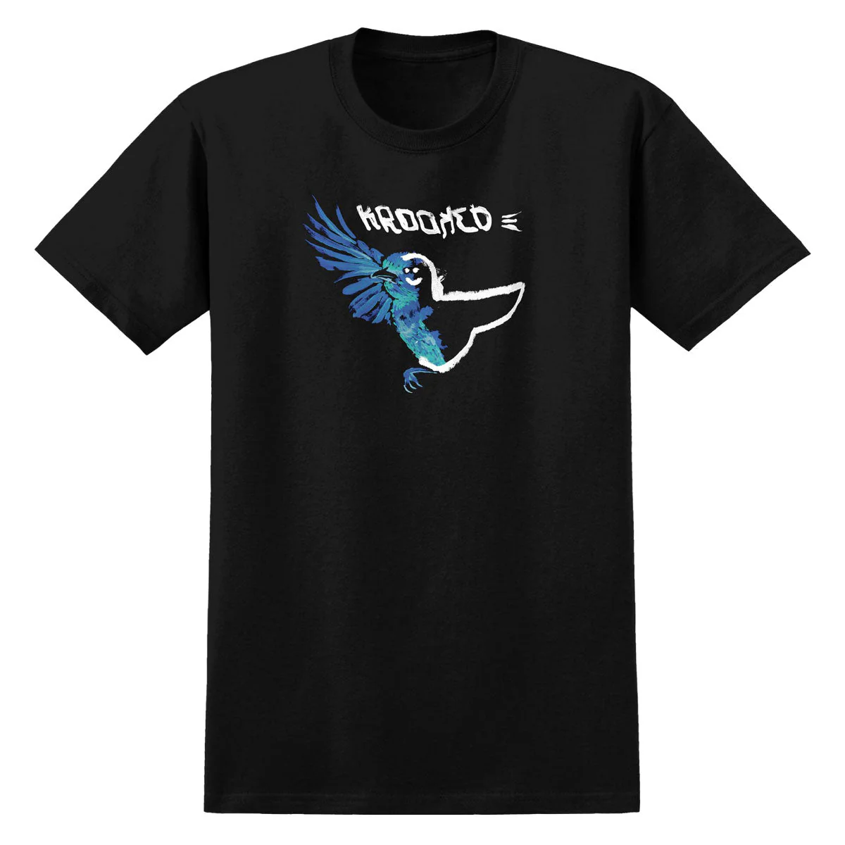 Krooked Blue Bird T-Shirt - Black