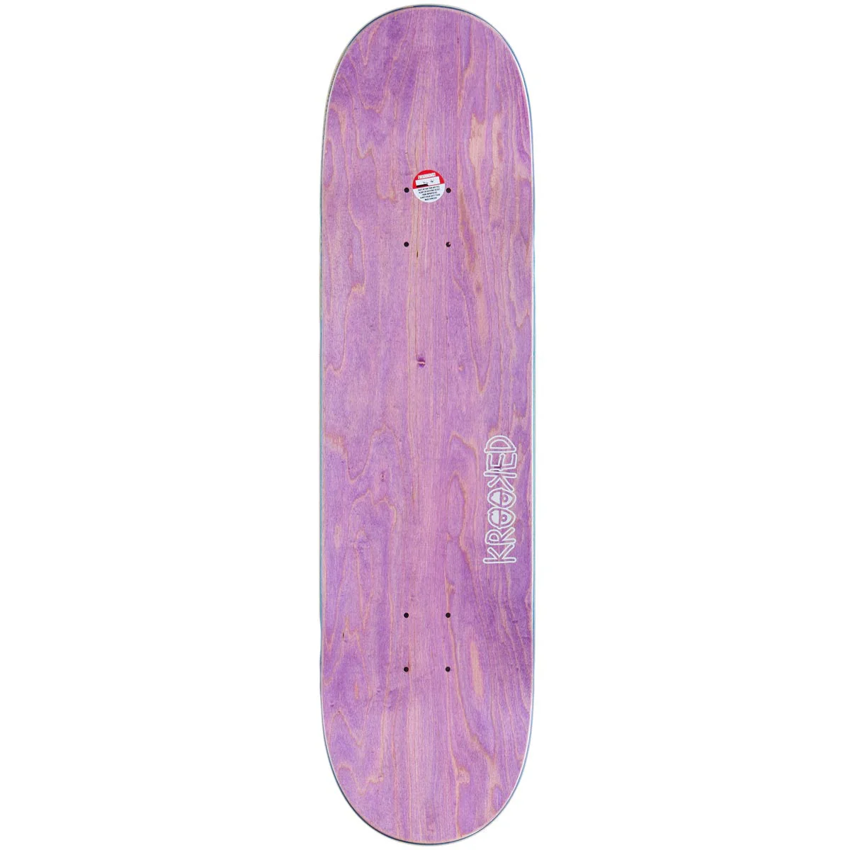Krooked Eyes Easy Rider Skateboard Complete - Green - 8.25" - Image 2