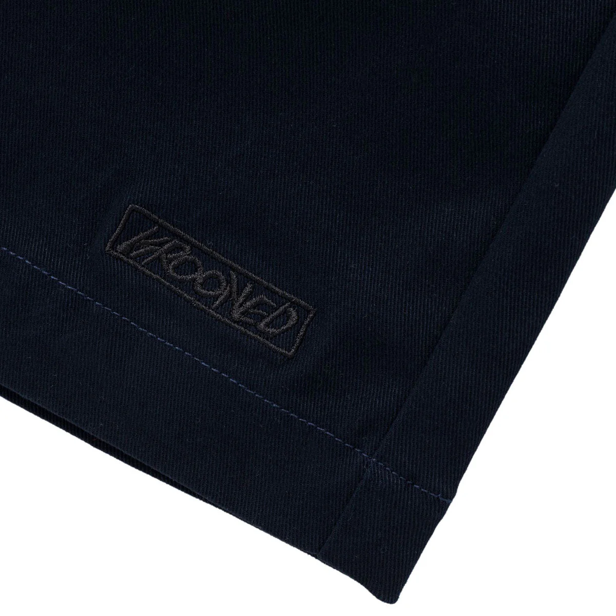 Krooked Eyes Twill Shorts - Navy - Image 4