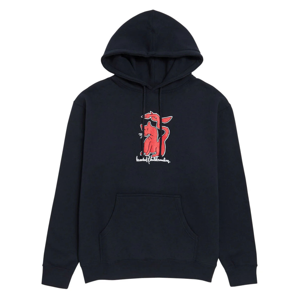 Krooked Kat Serpent Hoodie - Navy/Red/White/Black
