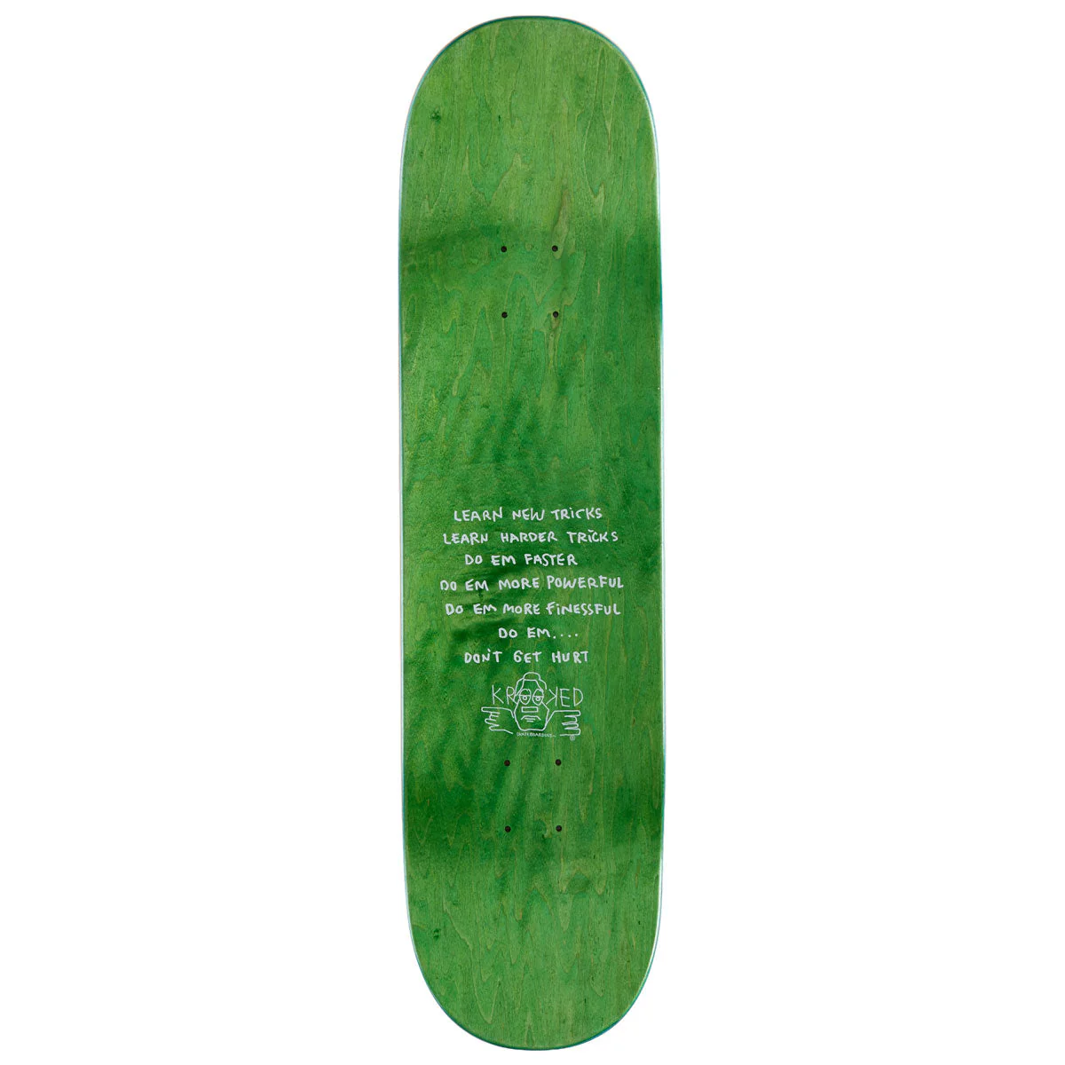 Krooked Manderson Redux Skateboard Deck - 8.38" - Image 2