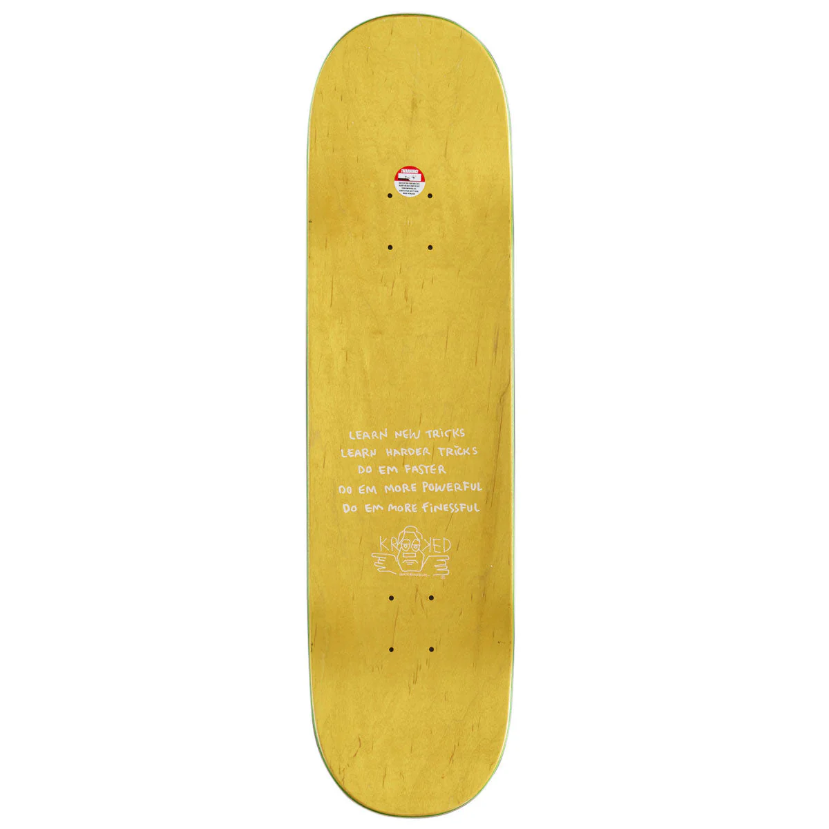 Krooked Marnderson Skull King Skateboard Complete - 8.38" - Image 2