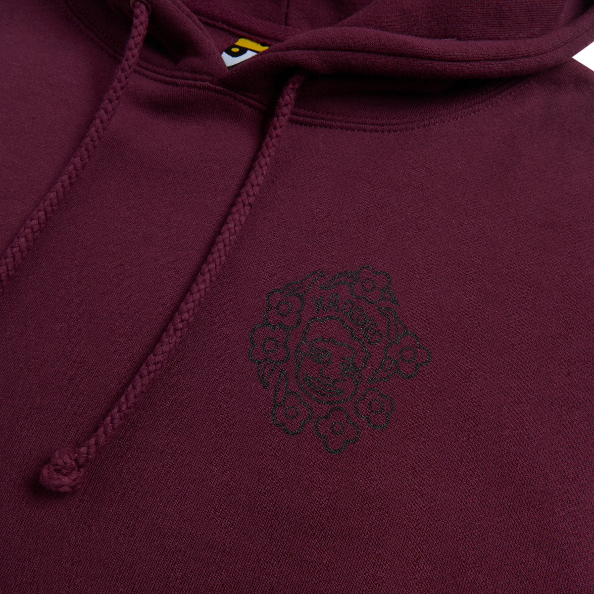 Krooked MG Hoodie - Maroon/Black/Multi Color - Image 3