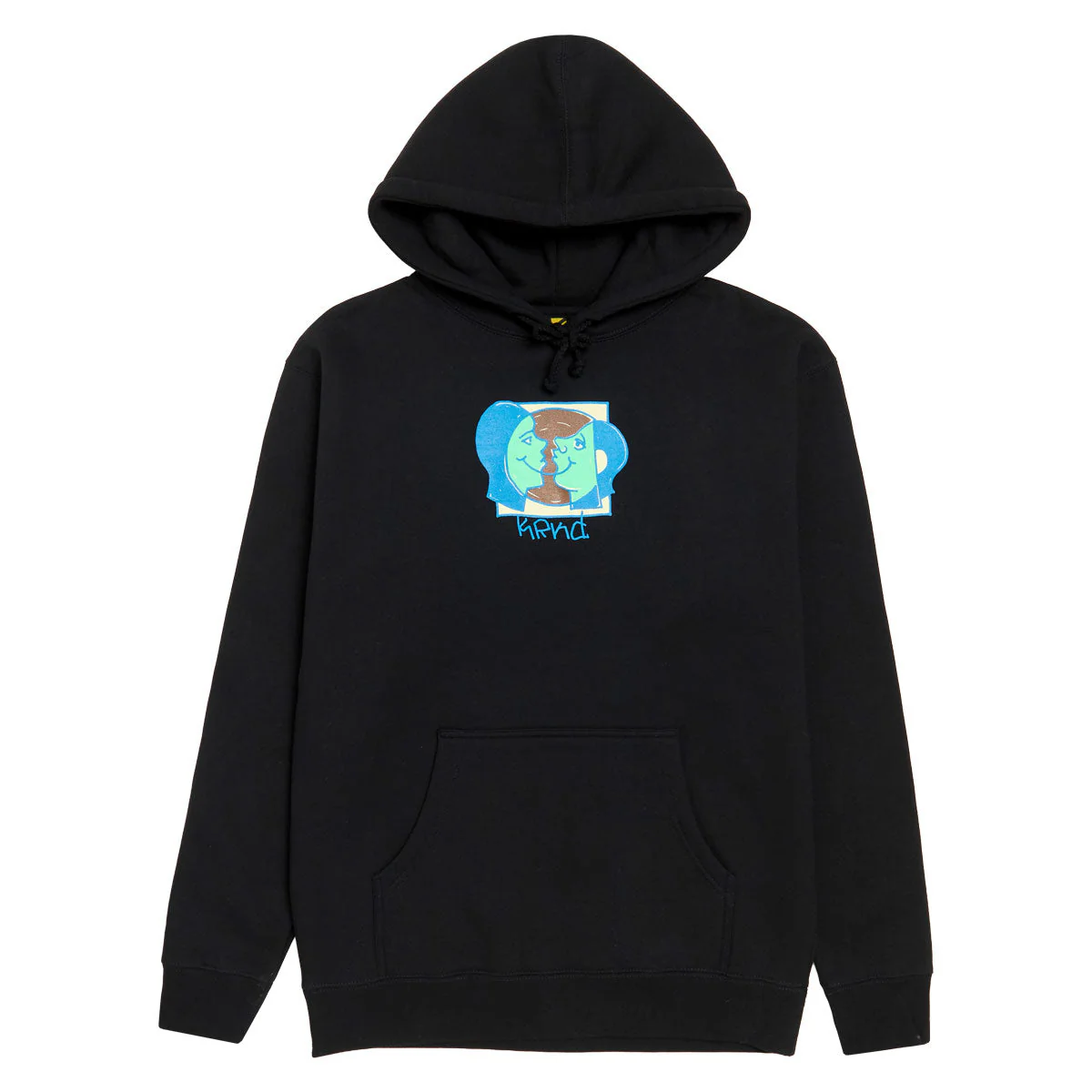 Krooked Moonsmiley Hoodie - Black/Multi