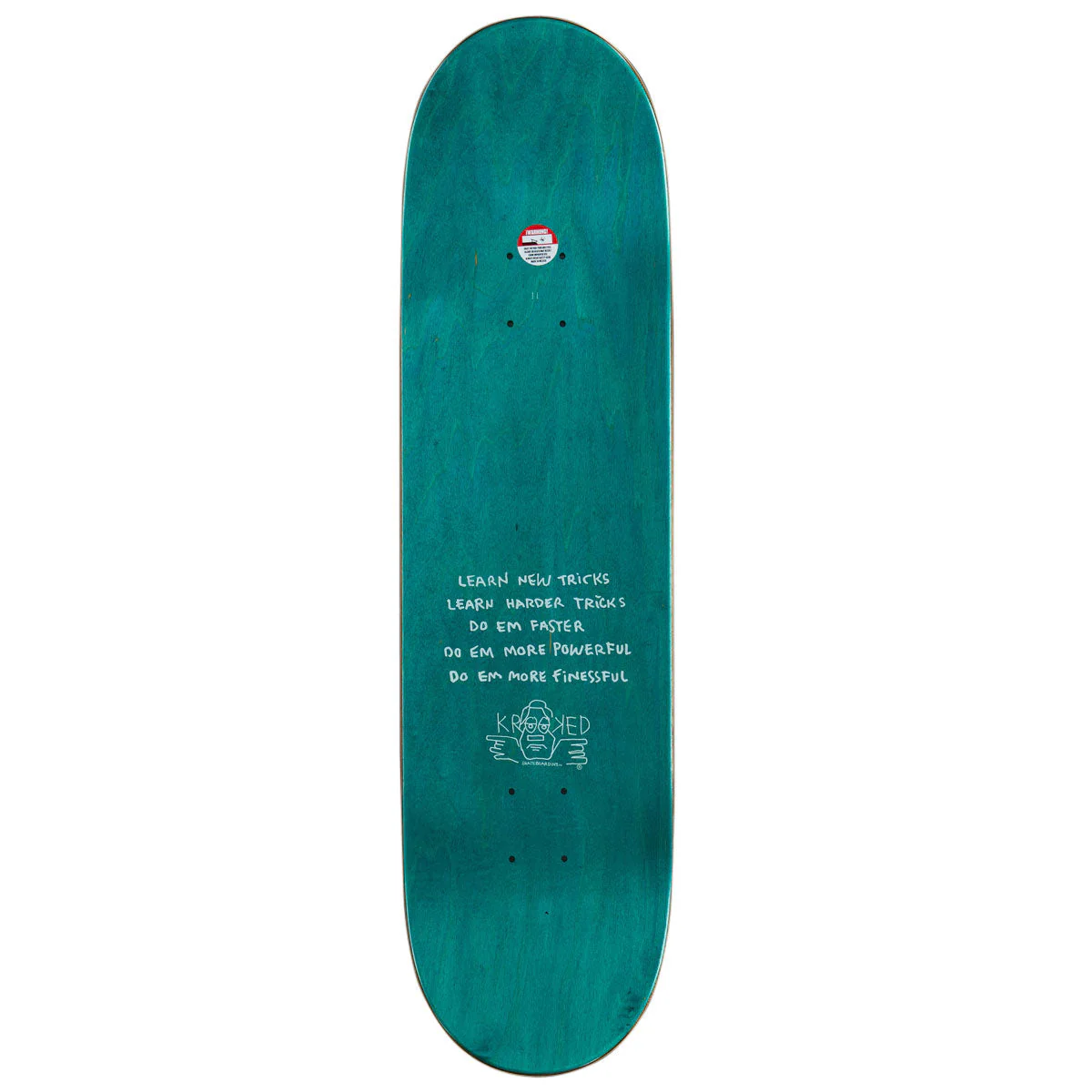 Krooked Narvaez F Off Skateboard Complete - 8.38" - Image 2