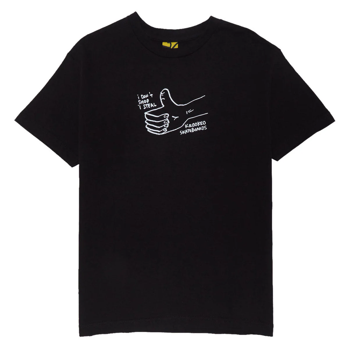 Krooked Shop Steal T-Shirt - Black/White