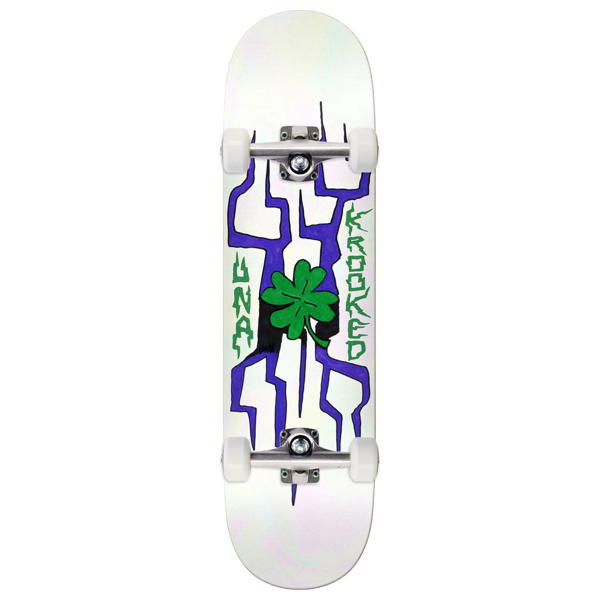 Krooked Una Lightning Clover Skateboard Complete - 8.28"