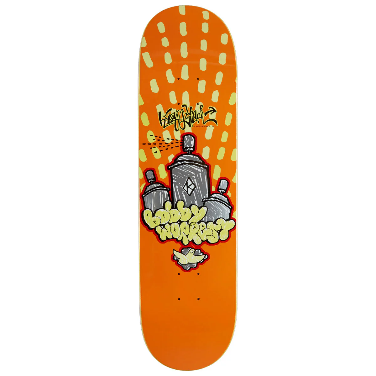 Krooked Worrest Redux Skateboard Deck - 8.50"